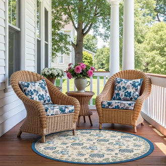 
                    
                      Vintage Floral Butterfly Botanical Area Rug - Jinchan Home
                    
                  