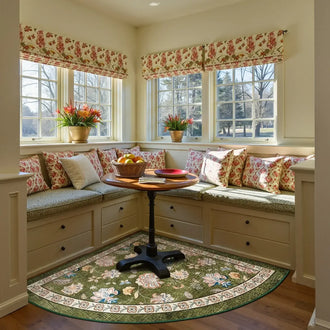 
                    
                      Vintage Floral Butterfly Botanical Area Rug - Jinchan Home
                    
                  