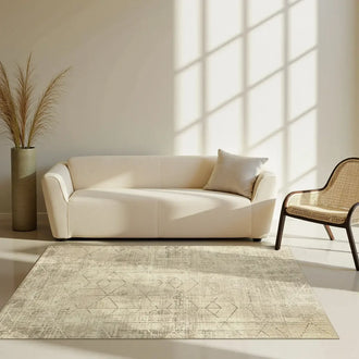 
                    
                      Distressed Geometric Area Rug - Jinchan Home
                    
                  