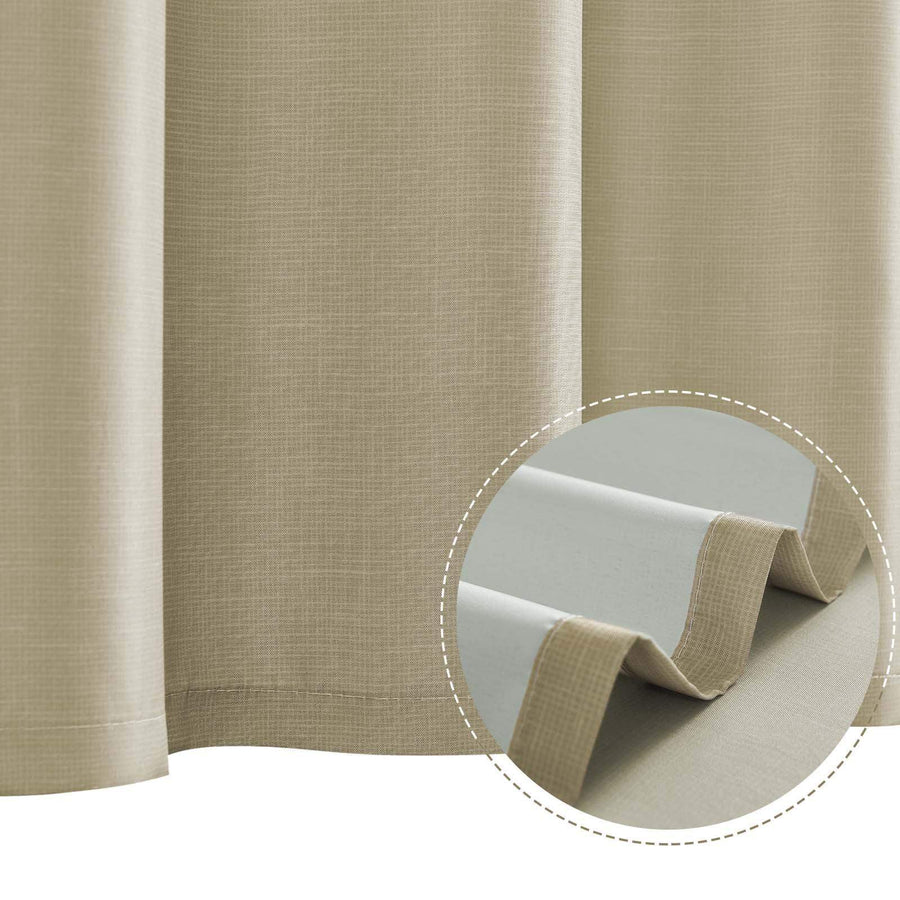 Gradient Striped Textured Shower Curtain - Jinchan Home