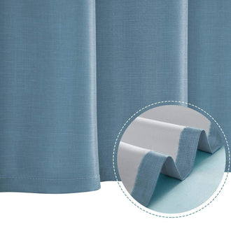 Gradient Striped Textured Shower Curtain - Jinchan Home