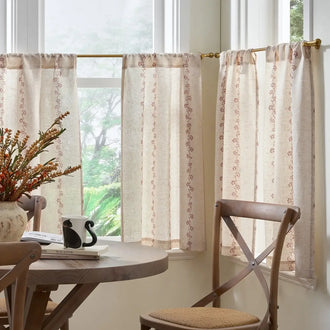 
                    
                      Cute Hello Kitty Paw-Inspired Floral Kitchen Curtains - Jinchan Home
                    
                  