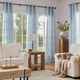 
                    
                      Solid Linen Textured Grommet Curtains - Jinchan Home
                    
                  