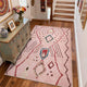 
                    
                      Boho Doodle Geometric Tribal Area Rug - Jinchan Home
                    
                  