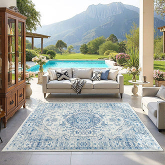 
                    
                      Heriz Vintage Medallion Rug - Jinchan Home
                    
                  