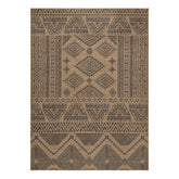 Jinchan Faux Jute Geometric Area Rug - Jinchan Home
