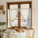 
                    
                      Floral Embroidered Linen Blend Kitchen Curtains - Jinchan Home
                    
                  
