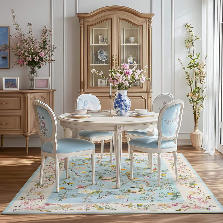 Floral Vine Rug - Jinchan Home