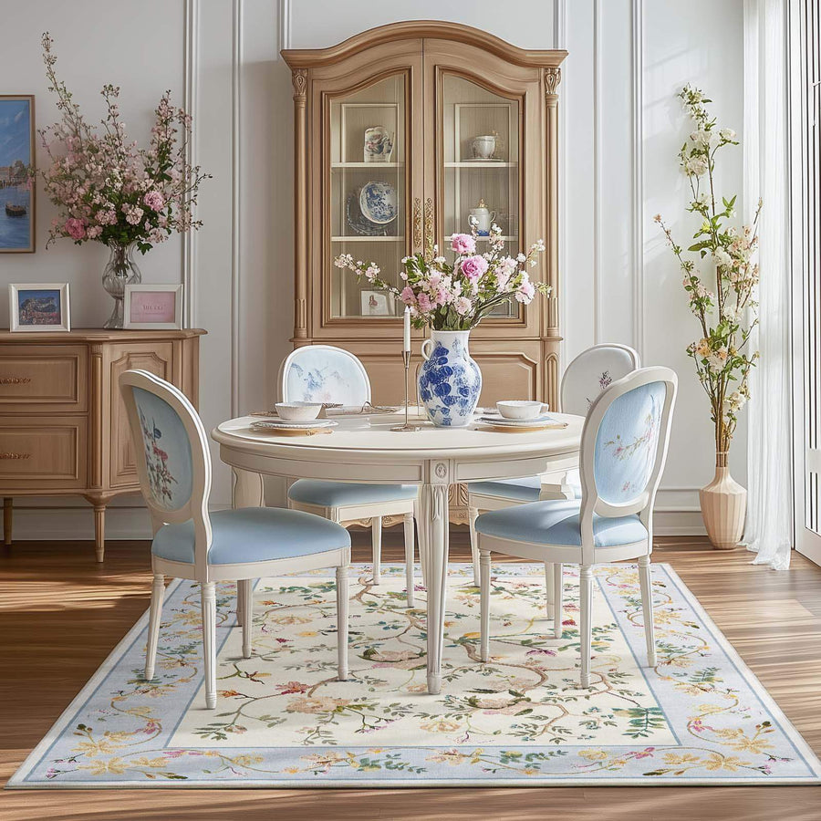 Floral Vine Rug - Jinchan Home