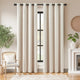 
                    
                      Linen-Blend Solid Grommet Curtains - Jinchan Home
                    
                  