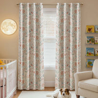 Botanical Sketch Floral Curtains - Jinchan Home