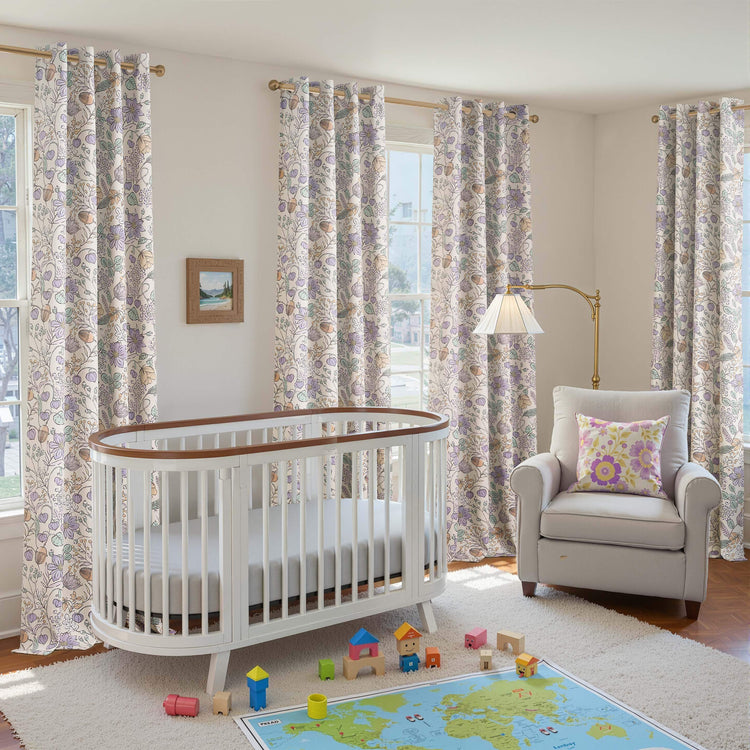 Botanical Sketch Floral Curtains - Jinchan Home