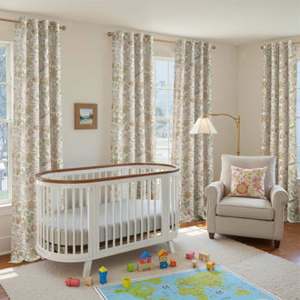 
                    
                      Botanical Sketch Floral Curtains - Jinchan Home
                    
                  