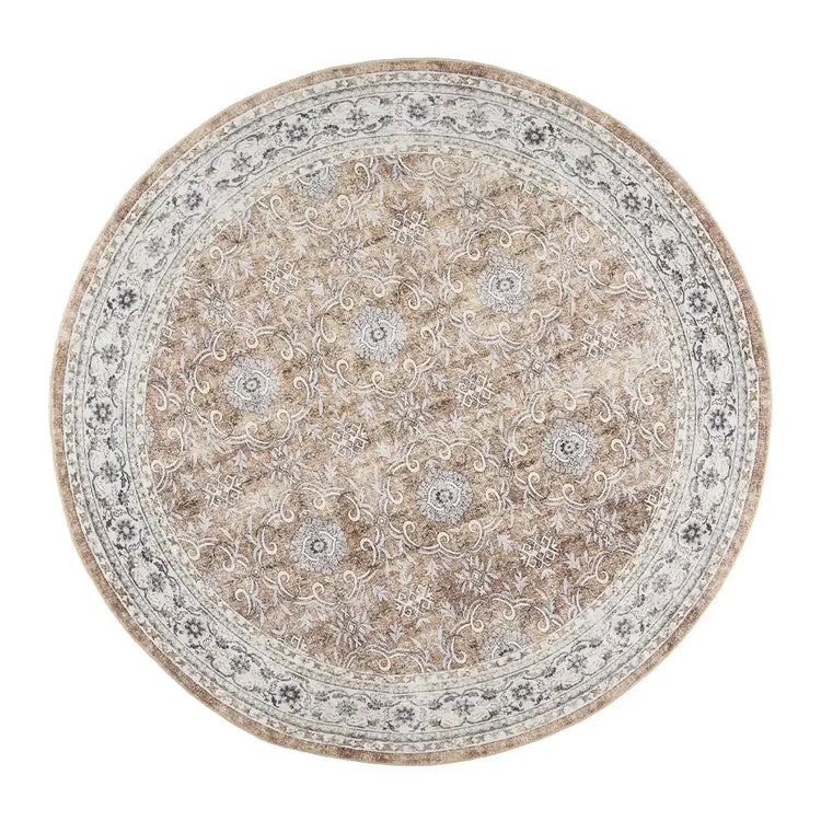 All Over Floral Pattern Vintage Persian Medallion Rug - Jinchan Home