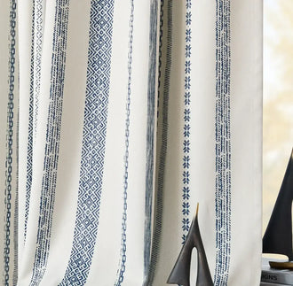 
                    
                      Boho Geometric Jacquard Curtains - Jinchan Home
                    
                  
