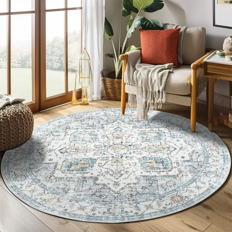 Vintage Persian Medallion Rug - Jinchan Home