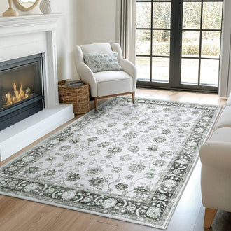 
                    
                      Vintage Floral Medallion Area Rug - Jinchan Home
                    
                  