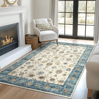 
                    
                      Vintage Floral Medallion Area Rug - Jinchan Home
                    
                  