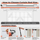 
                    
                      Modern Twist Finial Curtain Rod - Jinchan Home
                    
                  