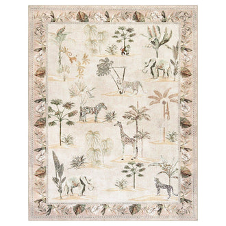 
                    
                      Vintage Safari Jungle Animal Area Rug - Jinchan Home
                    
                  