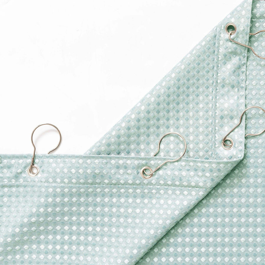 Waffle Weave Grommet Top Shower Curtain - Jinchan Home