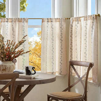 
                    
                      Cute Hello Kitty Paw-Inspired Floral Kitchen Curtains - Jinchan Home
                    
                  