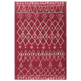 Christmas Tree & Ornament Pattern Area Rug - Jinchan Home