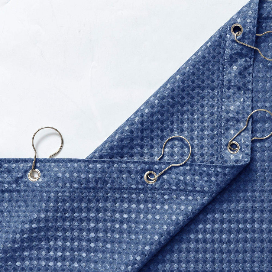 Waffle Weave Grommet Top Shower Curtain - Jinchan Home