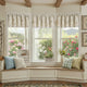 
                    
                      Vintage Rose Print Linen-Blend Rod Pocket Valance - Jinchan Home
                    
                  