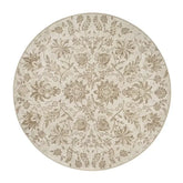 Vintage Distressed Large Floral Scrollwork Area Rug - Jinchan Home
