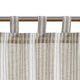 
                    
                      Striped Tab Top Linen Kitchen Curtains - Jinchan Home
                    
                  
