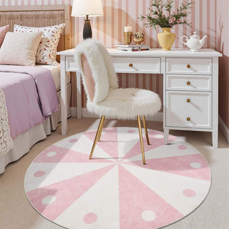 
                    
                      Cheerful Circle Carousel Throw Rug - Jinchan Home
                    
                  