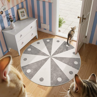 
                    
                      Cheerful Circle Carousel Throw Rug - Jinchan Home
                    
                  