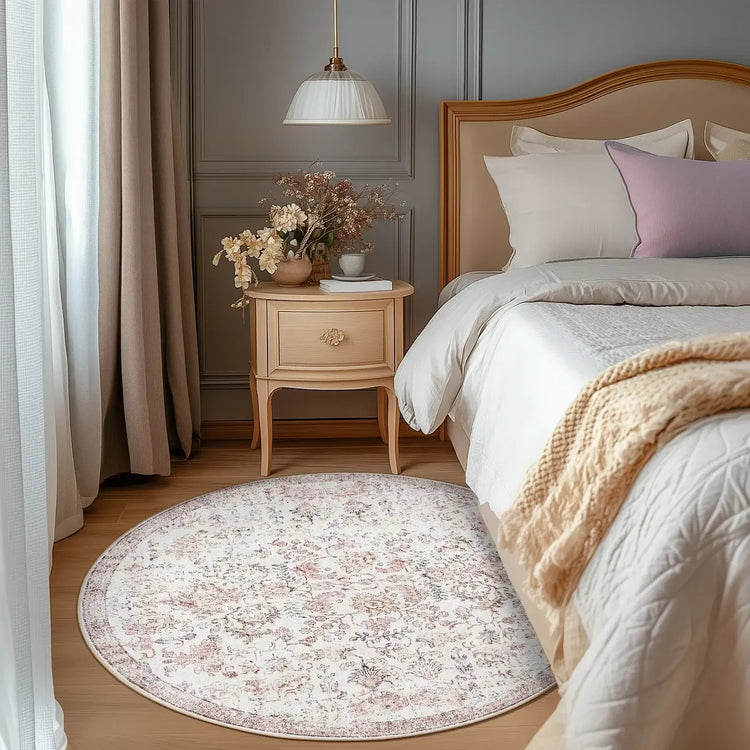 Vintage Floral Bug Rug - Jinchan Home