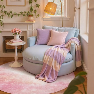 Dreamy Pastel Watercolor Rug - Jinchan Home
