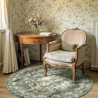 
                    
                      Antique Distressed Medallion Area Rug - Jinchan Home
                    
                  