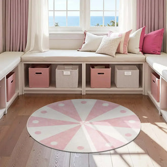 
                    
                      Cheerful Circle Carousel Throw Rug - Jinchan Home
                    
                  