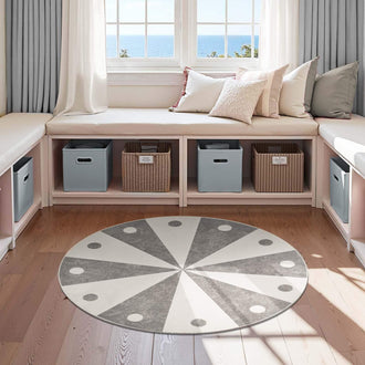 
                    
                      Cheerful Circle Carousel Throw Rug - Jinchan Home
                    
                  