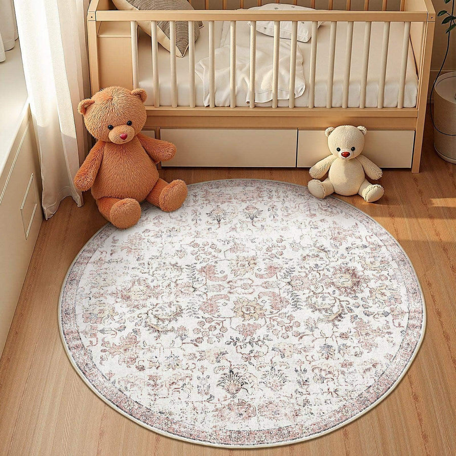 Vintage Floral Bug Rug - Jinchan Home