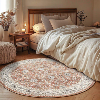 
                    
                      All Over Floral Pattern Vintage Persian Medallion Rug - Jinchan Home
                    
                  