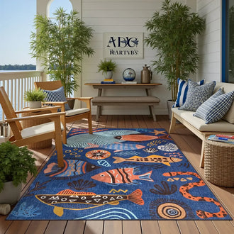 
                    
                      Underwater Folk Art Kids Rug - Jinchan Home
                    
                  