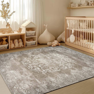 
                    
                      Antique Distressed Medallion Area Rug - Jinchan Home
                    
                  