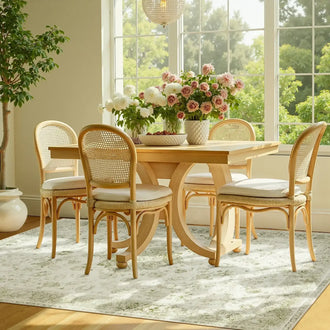 
                    
                      Soft Vintage Medallion Area Rug - Jinchan Home
                    
                  