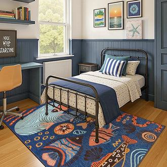 
                    
                      Underwater Folk Art Kids Rug - Jinchan Home
                    
                  