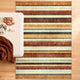 
                    
                      Vintage Warm-Tone Striped Indoor Rug Doormat - Jinchan Home
                    
                  