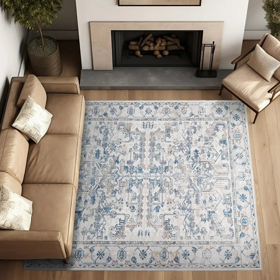 Boho Heriz Rug - Jinchan Home