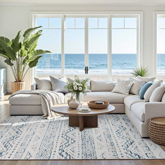 
                    
                      Boho Distressed Tribal Geometric Runner Rug - Jinchan Home
                    
                  