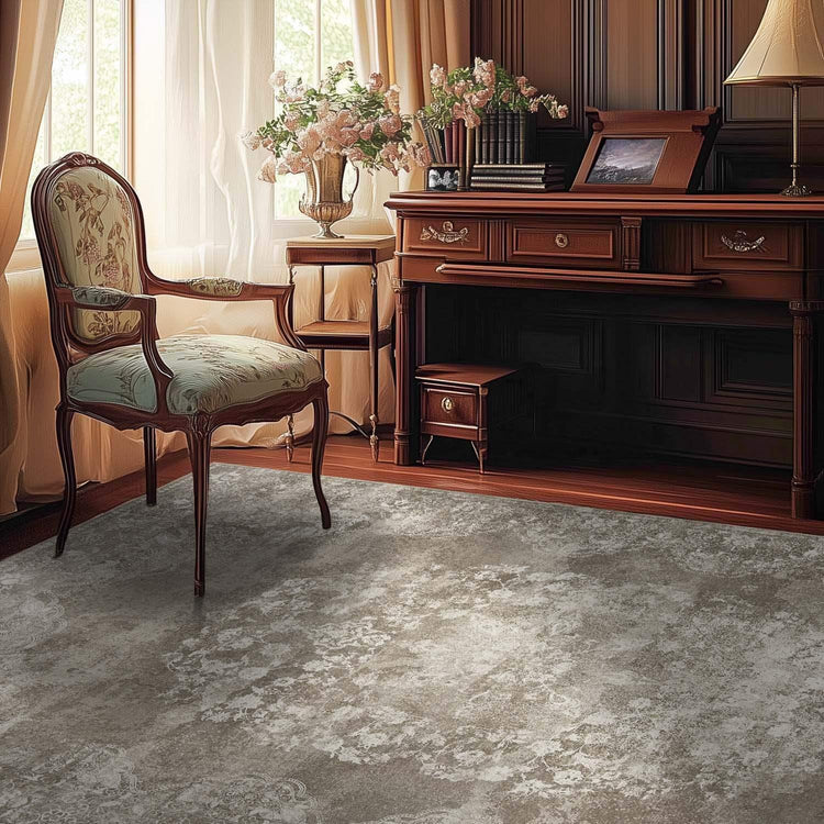 Faded Persian Medallion Area Rug - Jinchan Home