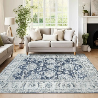 
                    
                      Vintage Medallion Floral Rug - Jinchan Home
                    
                  