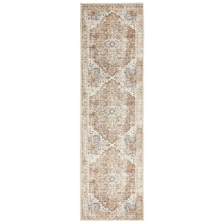 Mist-Toned Persian Bloom Rug - Jinchan Home